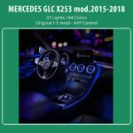 DIQ AMBIENT 8161 DCO - BENZ GLC (X253) (Digital iQ Ambient Light for Mercedes GLC (X253) mod. 2015-2018 with 33 Lights) - Image 2
