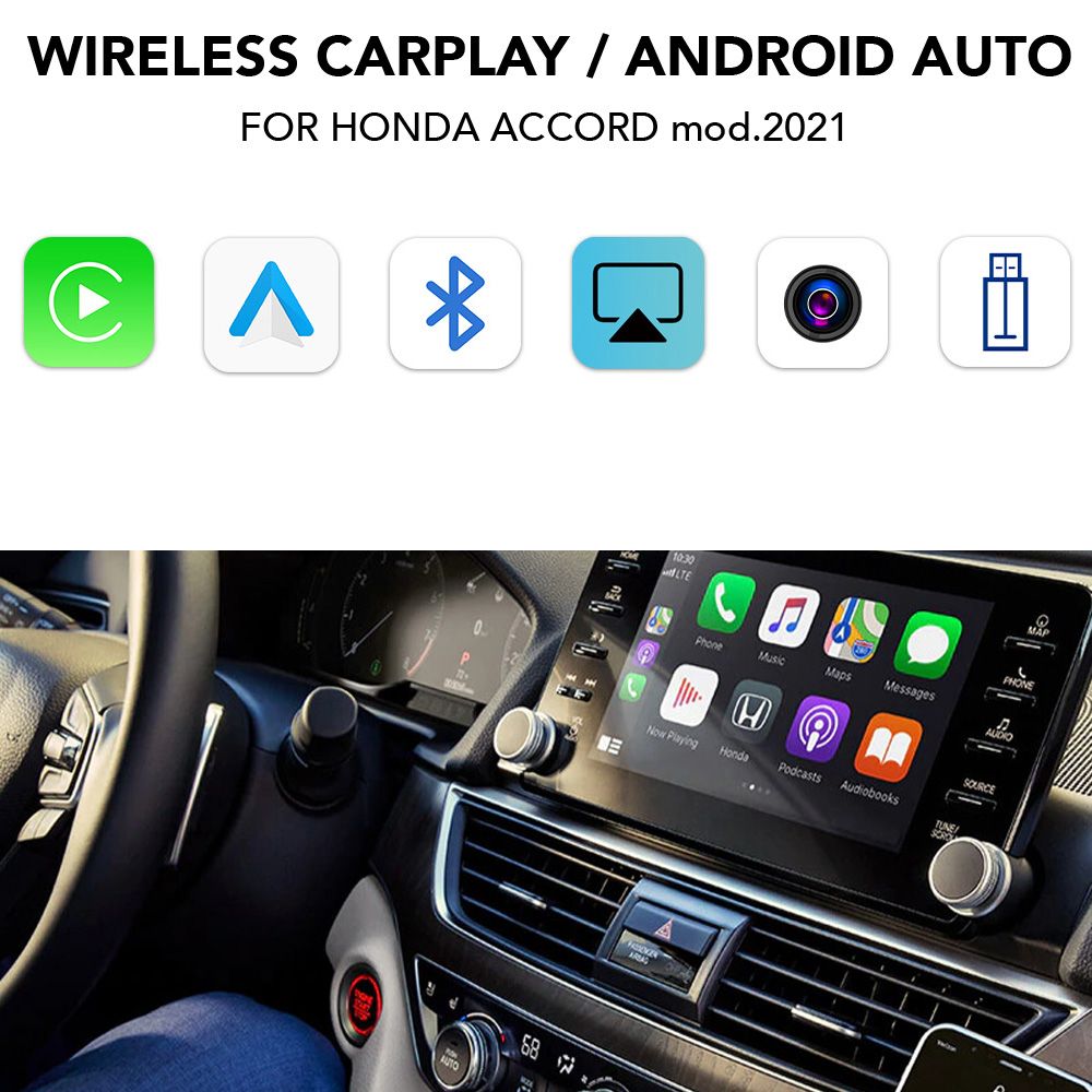 HD233_CPAA DIGITAL IQ HD 233 CPAA (CARPLAY / ANDROID AUTO BOX for HONDA ACCORD mod. 2021>) - Image 1