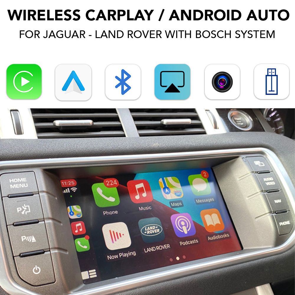 LR236_CPAA_ DIGITAL IQ LR 236 CPAA (CARPLAY / ANDROID AUTO BOX for JAGUAR - LAND ROVER mod.2011-2017 with BOSCH System) - Image 1