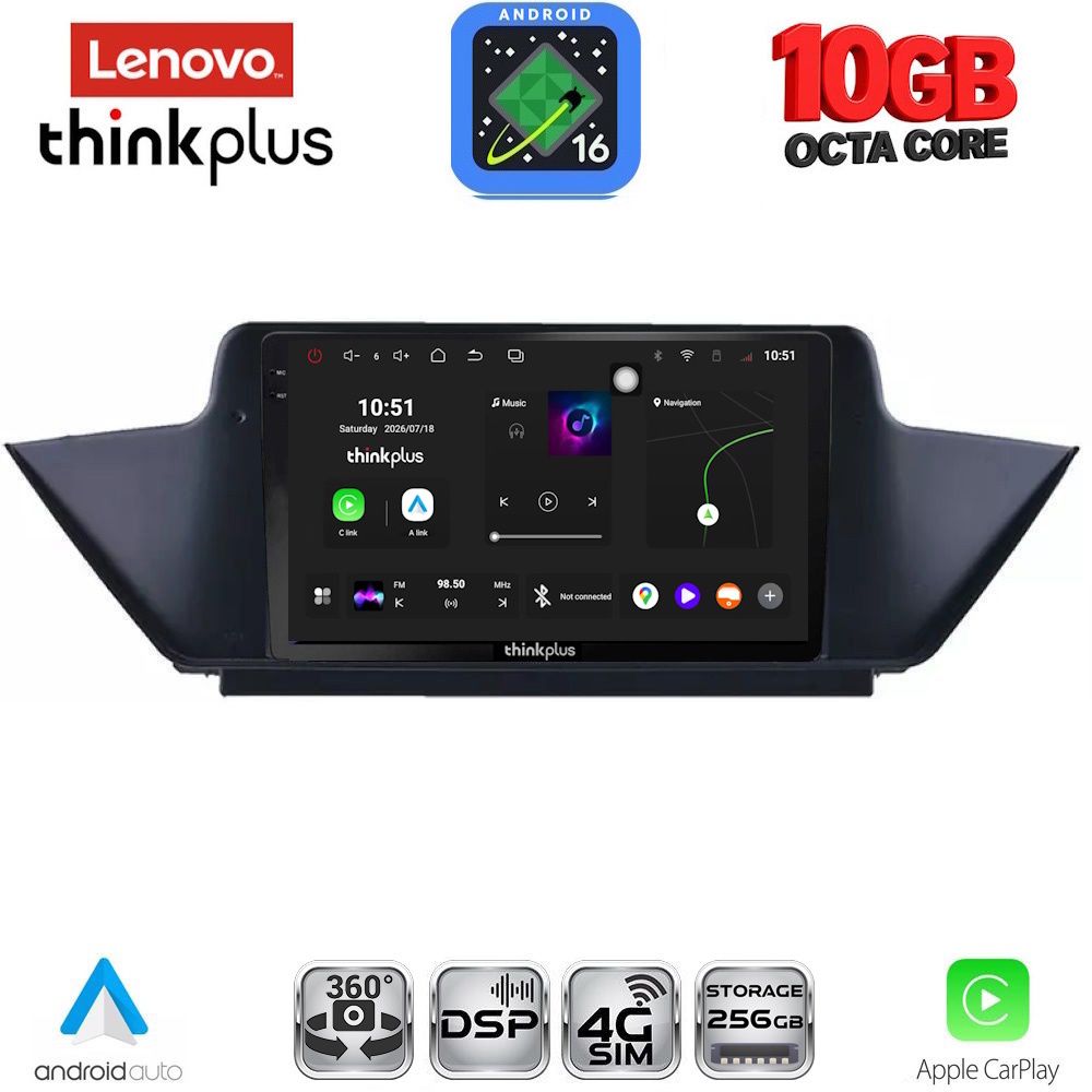 LTM11056_16-1 LENOVO LTM 11056_CPA (10inc) MULTIMEDIA TABLET for BMW X1 mod. 2009-2015 - Image 1