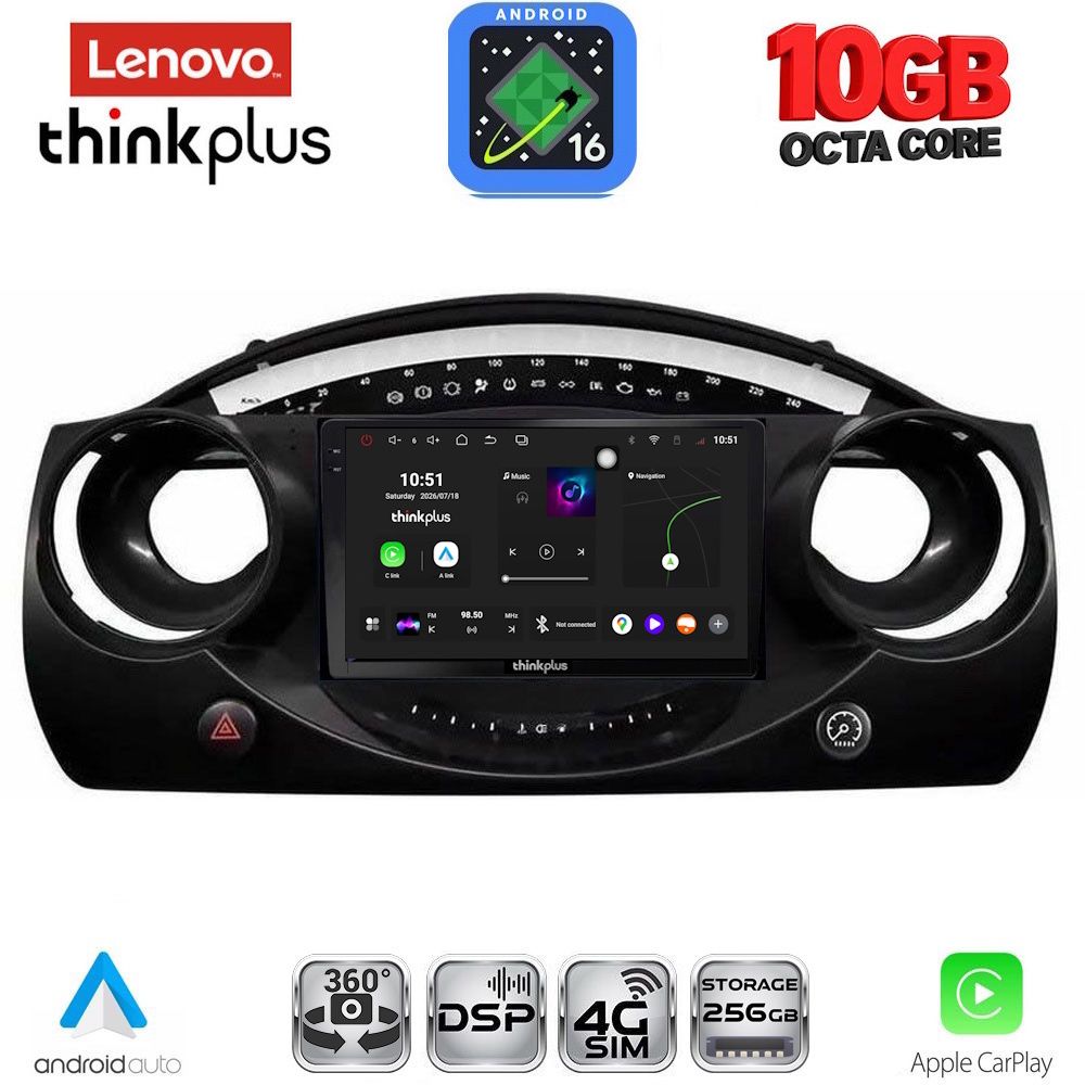 LTM11063_16-1 LENOVO LTM 11063_CPA (9inc) MULTIMEDIA TABLET for MINI COOPER (R50-R52-R53) mod. 2000-2006 - Image 1