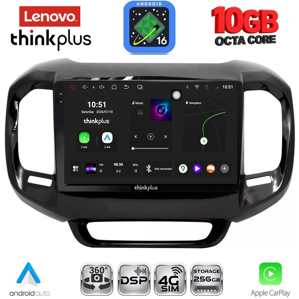 LTM11127_16 LENOVO LTM 11127_CPA (9inc) MULTIMEDIA TABLET for FIAT TORO mod. 2017-2026 - Image 1
