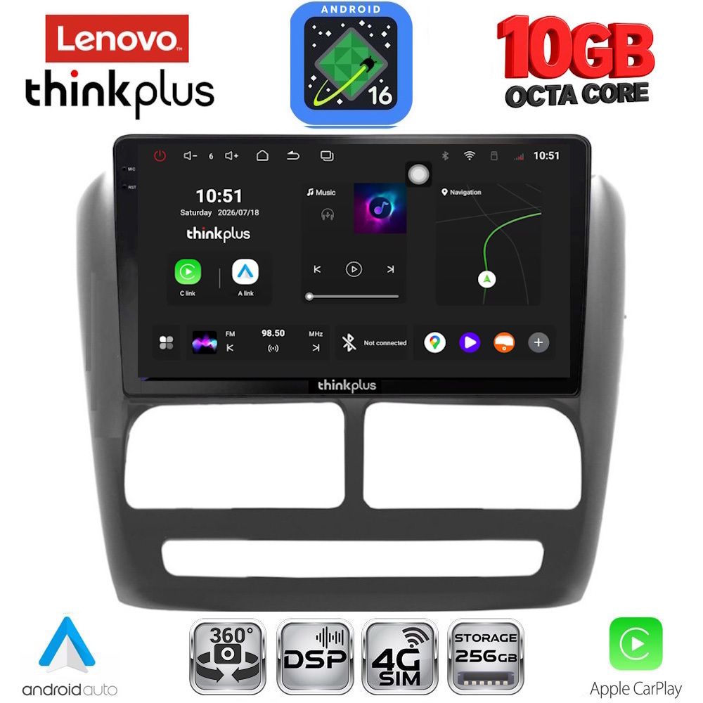 LTM11137_16 LENOVO LTM 11137_CPA (9inc) MULTIMEDIA TABLET for FIAT DOBLO mod. 2010-2015 - Image 1