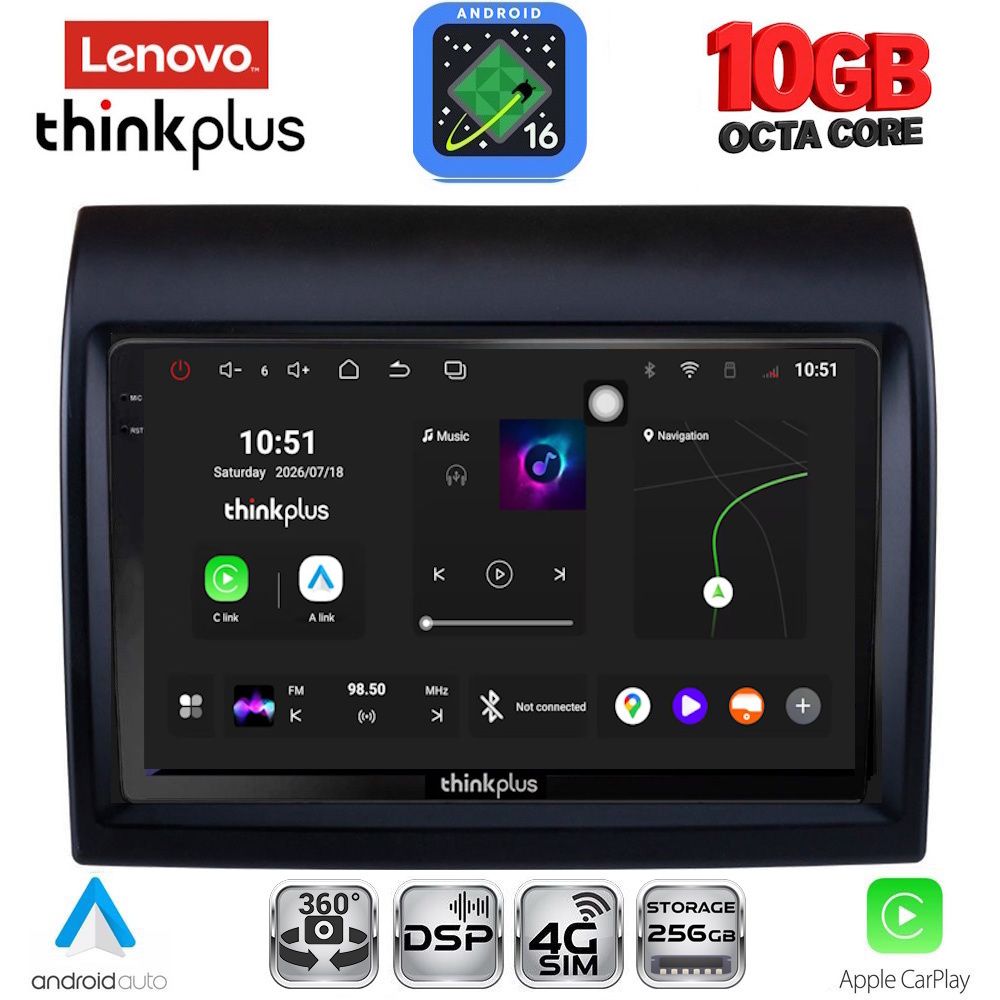 LTM11141_16 LENOVO LTM 11141_CPA (9inc) MULTIMEDIA TABLET for FIAT DUCATO – CITROEN JUMPER – PEUGEOT BOXER mod. 2011-2021 - Image 1