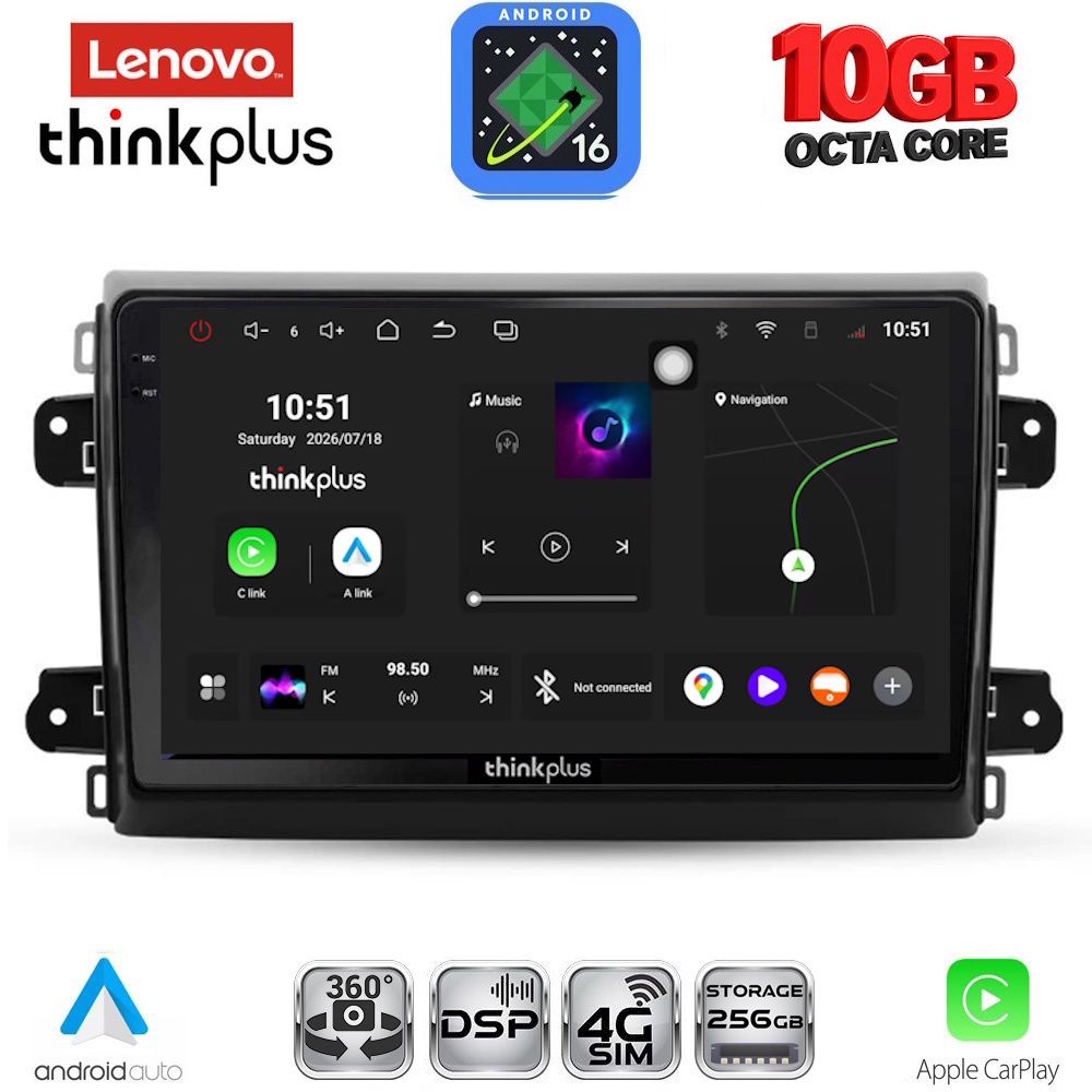 LTM11143_16 LENOVO LTM 11143_CPA (9inc) MULTIMEDIA TABLET for FIAT DUCATO mod. 2021-2026 - Image 1