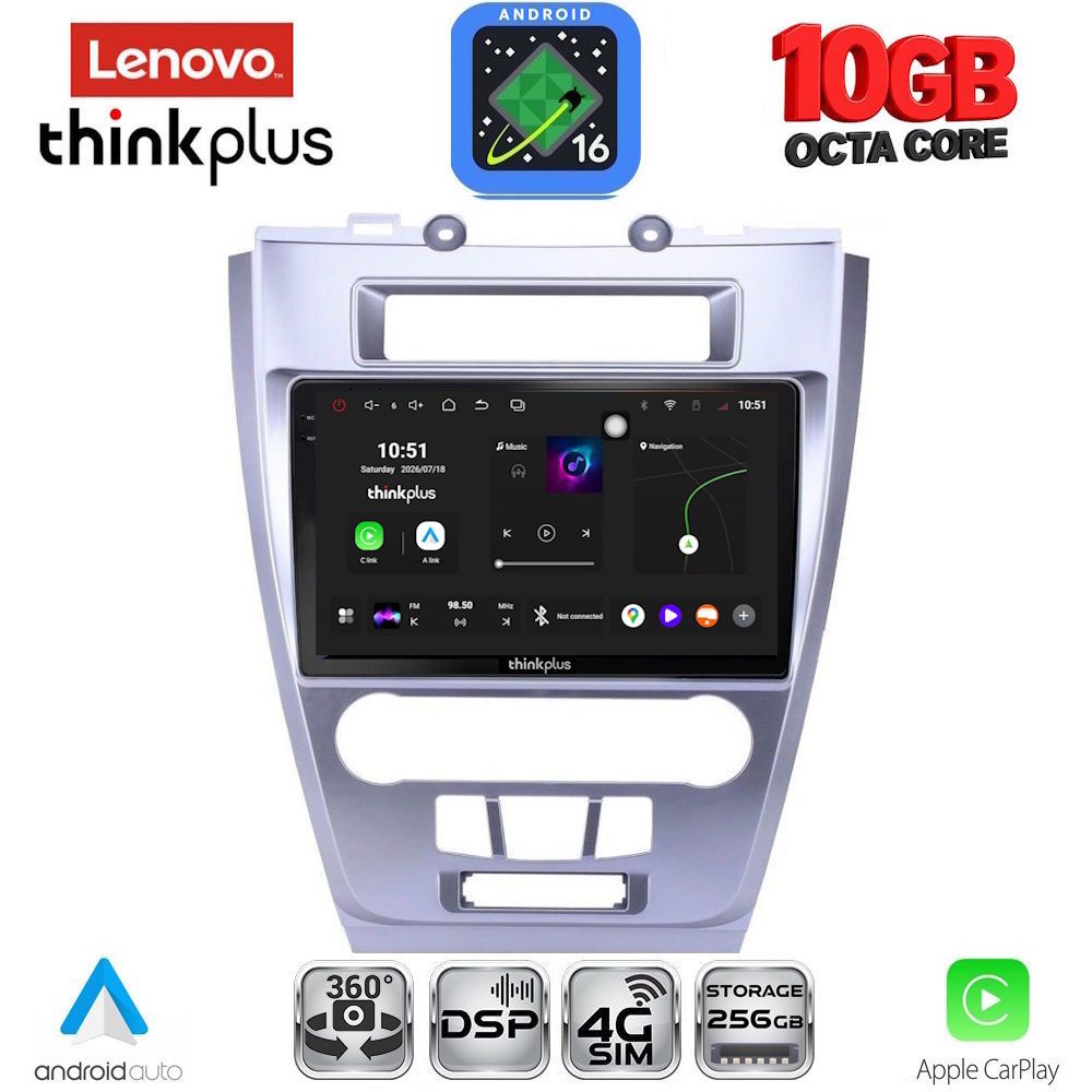 LTM11159_16 LENOVO LTM 11159_CPA (10inc) MULTIMEDIA TABLET for FORD FUSION mod. 2012-2017 - Image 1