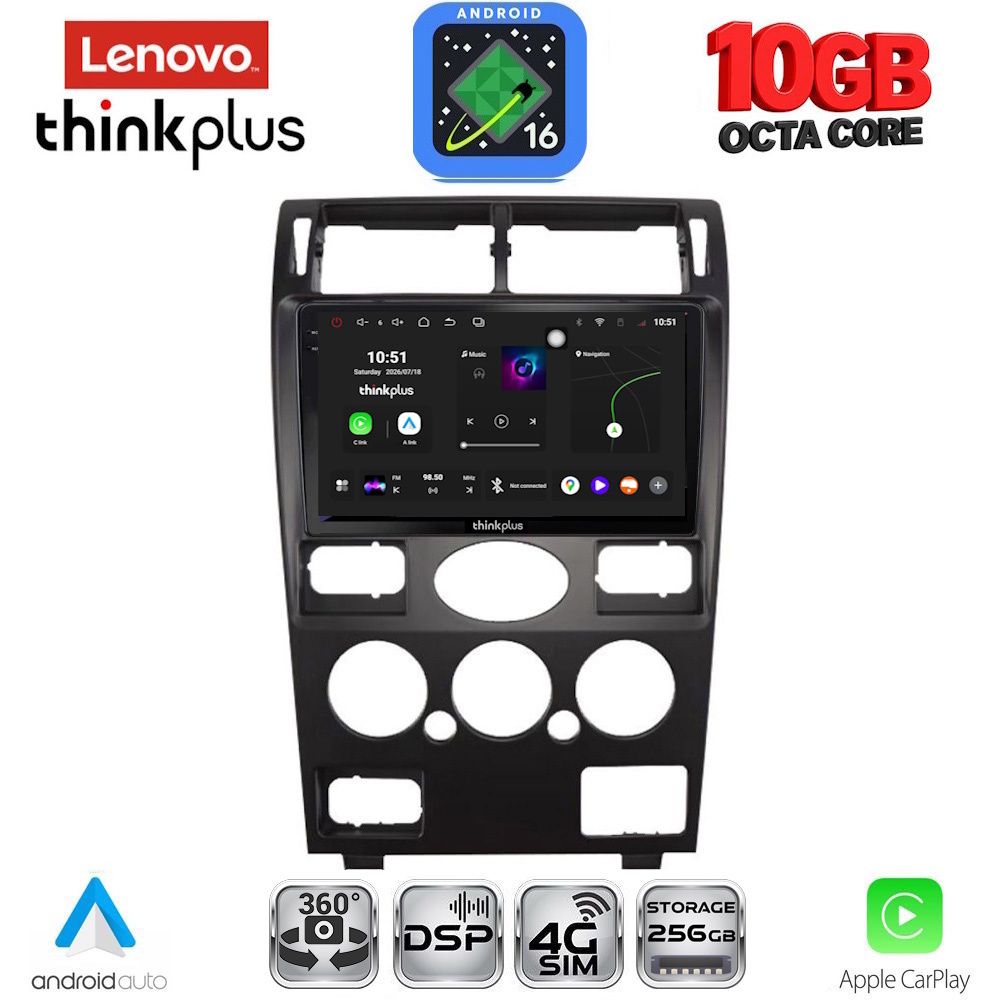 LTM11161B_16 LENOVO LTM 11161B_CPA (9inc) MULTIMEDIA TABLET for FORD MONDEO mod. 2003-2006 - Image 1