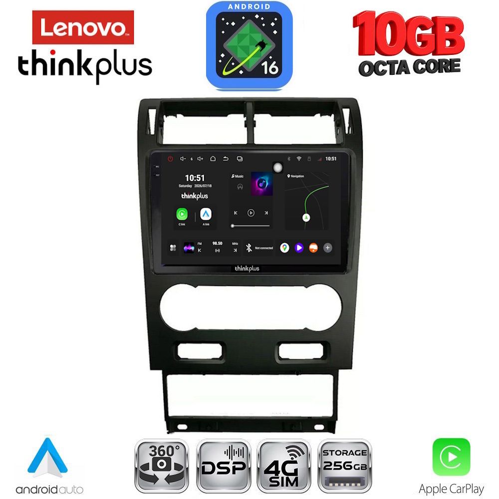 LTM11161_16 LENOVO LTM 11161A_CPA (9inc) MULTIMEDIA TABLET for FORD MONDEO mod. 2003-2006 - Image 1
