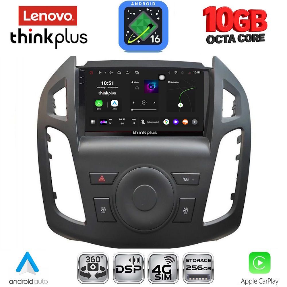 LTM11176-16 LENOVO LTM 11176_CPA (9inc) MULTIMEDIA TABLET for FORD TRANSIT CONNECT mod. 2013-2018 - Image 1