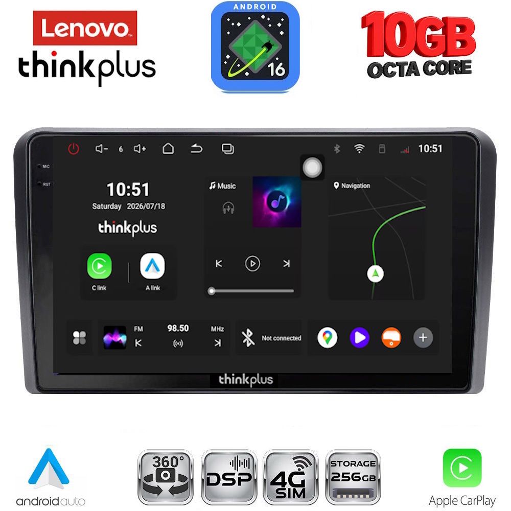 LTM11178_16 LENOVO LTM 11178H_CPA (10inc) MULTIMEDIA TABLET for FORD TRANSIT CUSTOM | TOURNEO CUSTOM mod. 2019-2025 High Version - Image 1