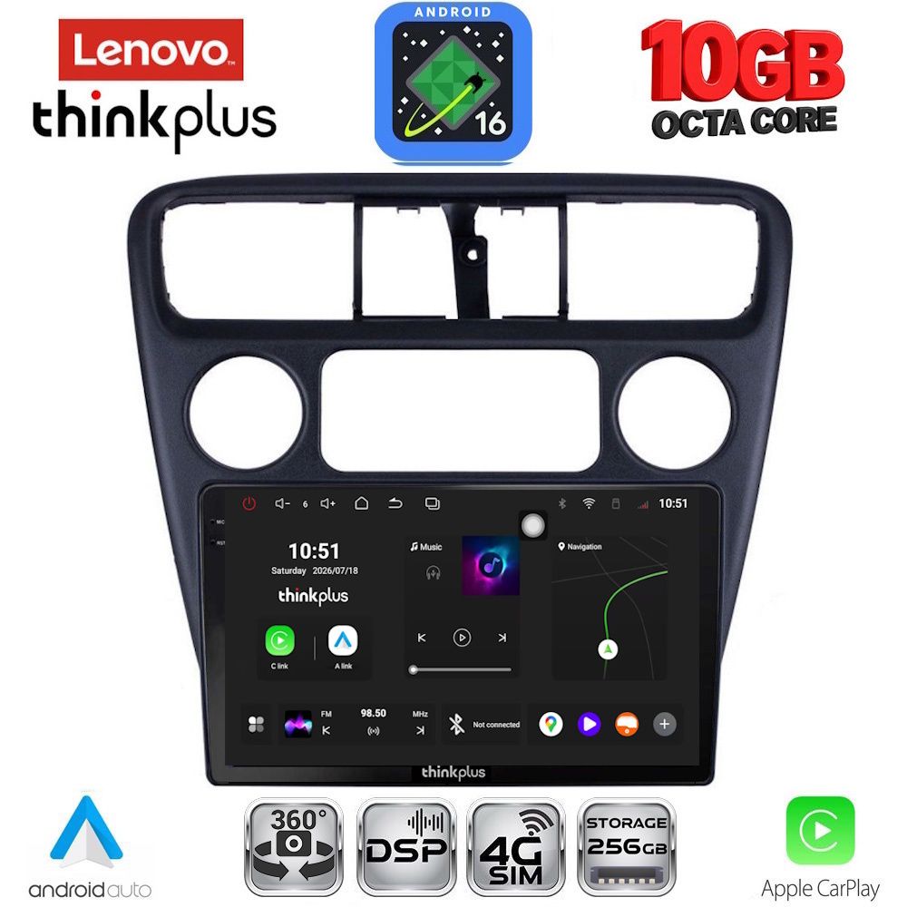 LTM11181_16 LENOVO LTM 11181_CPA (9inc) MULTIMEDIA TABLET for HONDA ACCORD COUPE mod. 1998-2004 - Image 1
