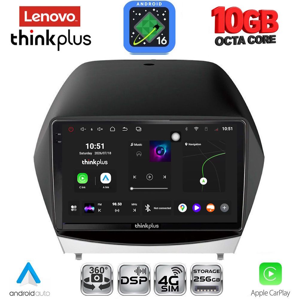 LTM11235_16 LENOVO LTM 11235_CPA (10inc) MULTIMEDIA TABLET for HYUNDAI iX35 mod. 2010-2015 - Image 1