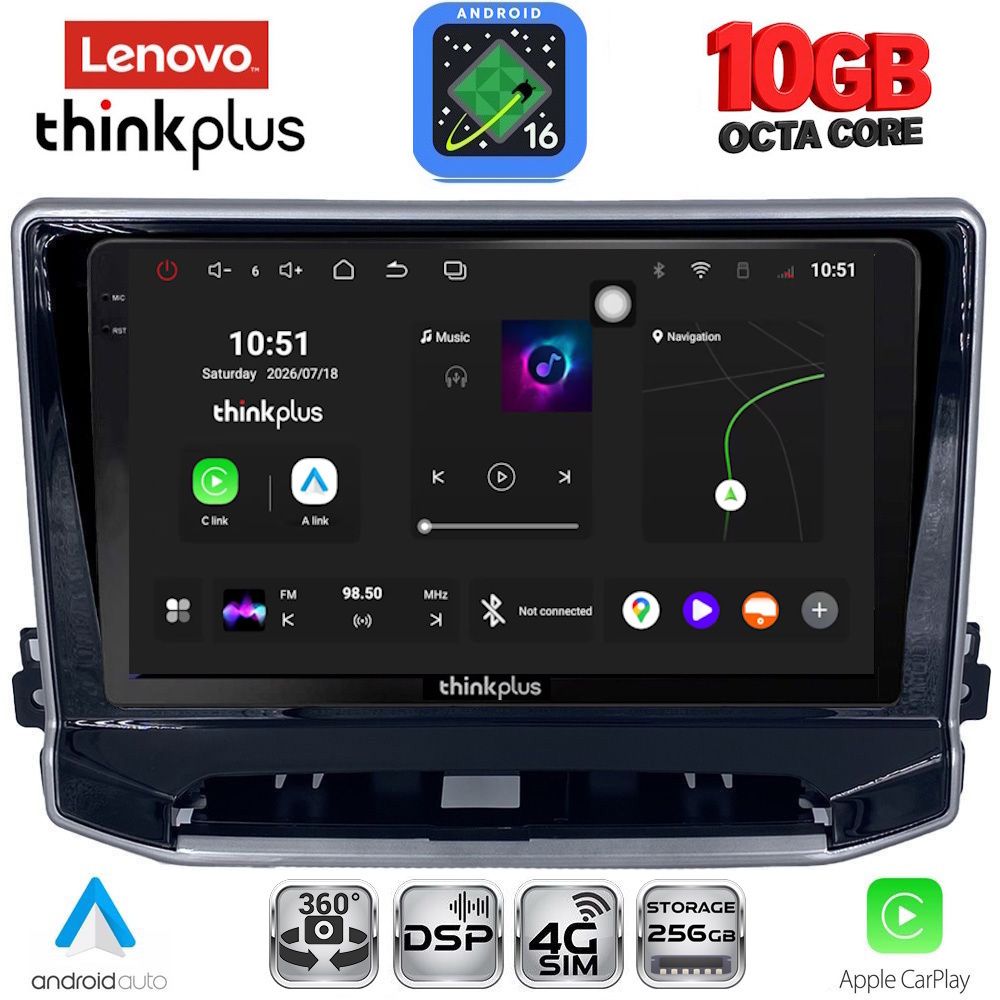 LTM11279_16 LENOVO LTM 11279_CPA (10inc) MULTIMEDIA TABLET for JEEP COMPASS mod. 2022-2026 - Image 1