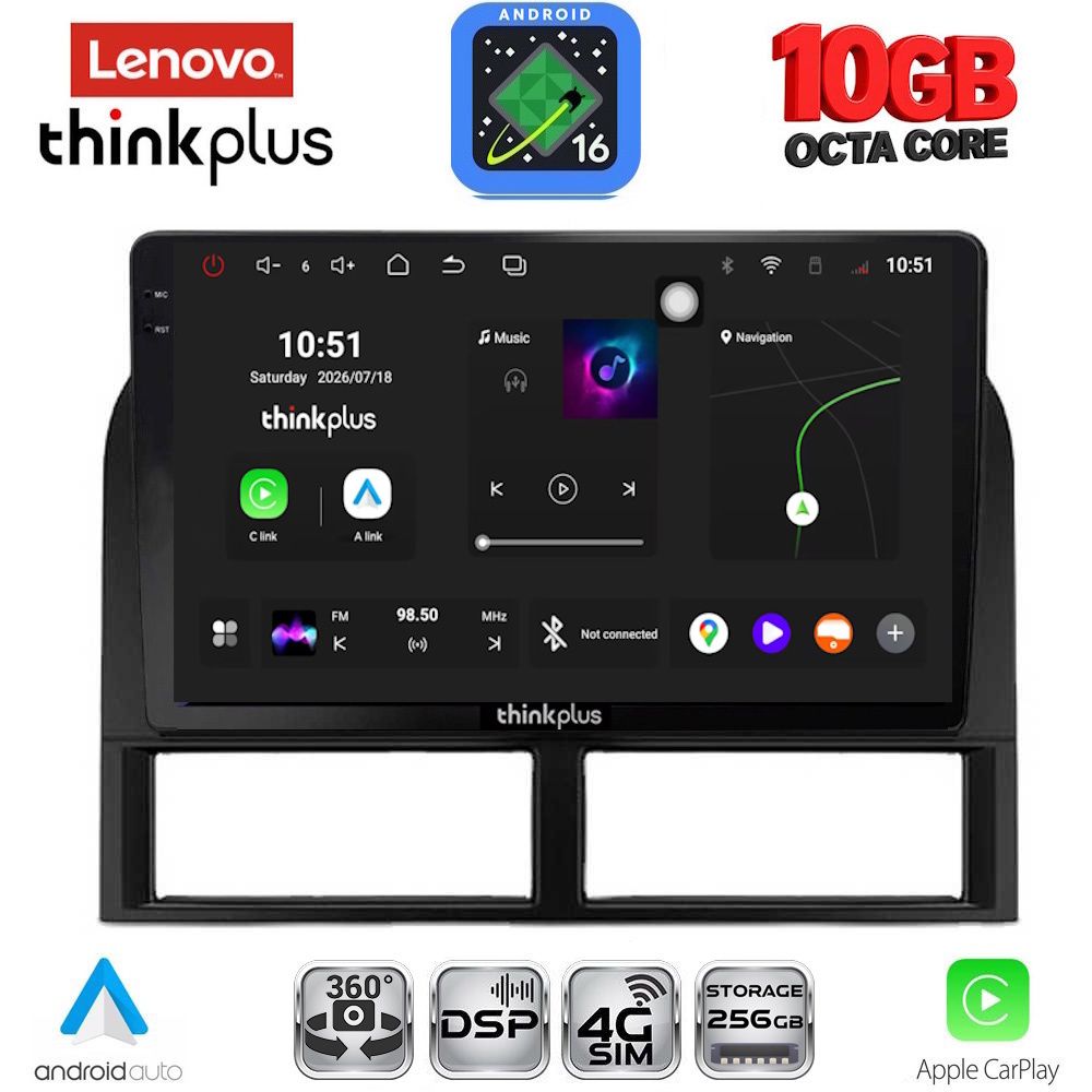 LTM11280_16 LENOVO LTM 11280_CPA (9inc) MULTIMEDIA TABLET for JEEP GRAND CHEROKEE mod. 1999-2004 - Image 1