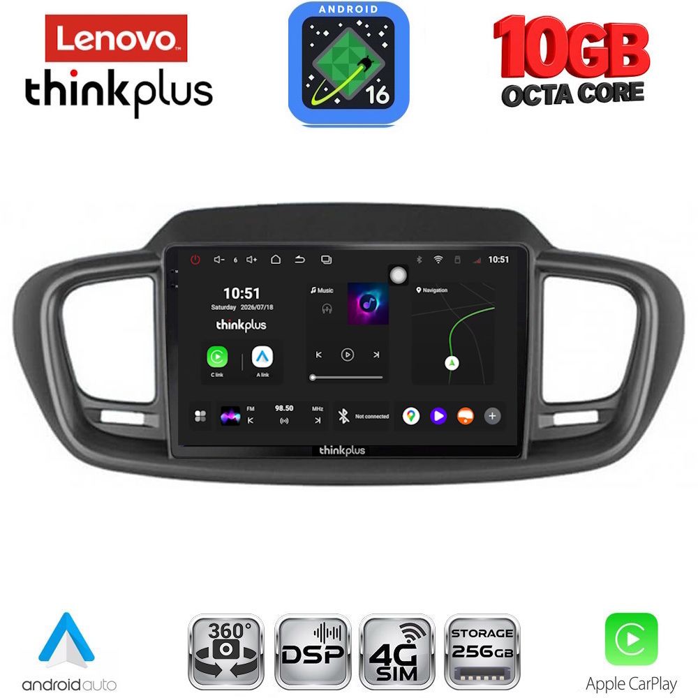 LTM11319_16 LENOVO LTM 11319_CPA (10inc) MULTIMEDIA TABLET for KIA SORENTO mod. 2014-2020 - Image 1