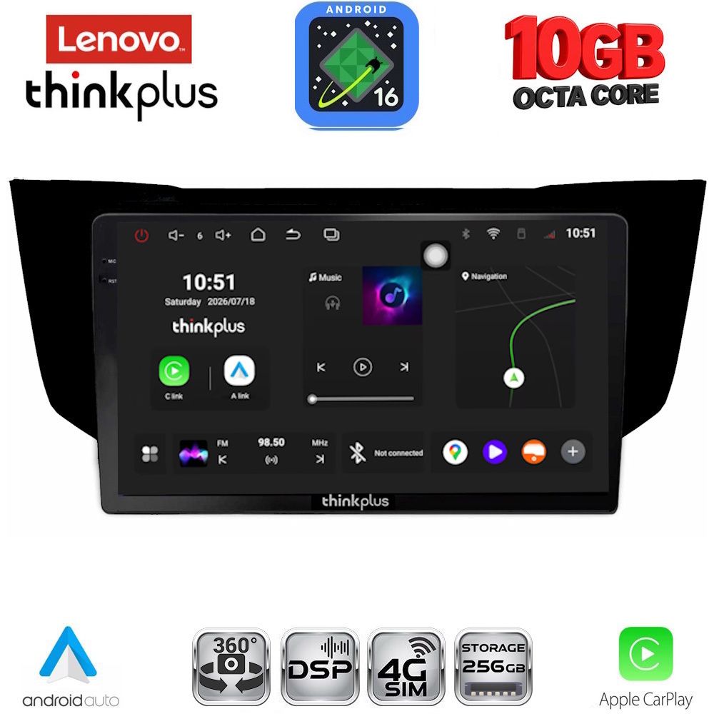 LTM11345BL_16 LENOVO LTM 11345BL_CPA (9inc) MULTIMEDIA TABLET for LEXUS RX 300 – 400 mod. 2003-2008 - Image 1