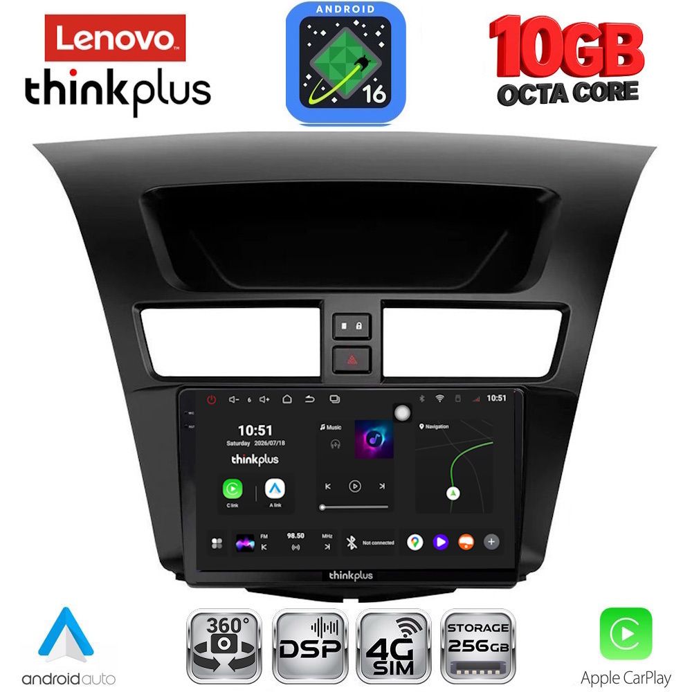 LTM11364_16 LENOVO LTM 11364_CPA (9inc) MULTIMEDIA TABLET for MAZDA BT50 mod. 2012-2019 - Image 1