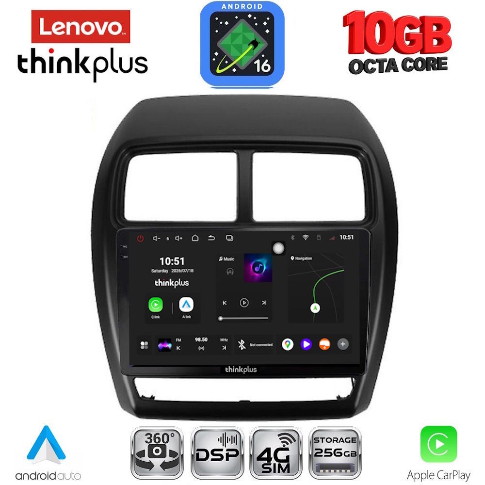 LTM11431_16 LENOVO LTM 11431_CPA (9inc) MULTIMEDIA TABLET for MITSUBISHI ASX mod. 2020-2023 - Image 1