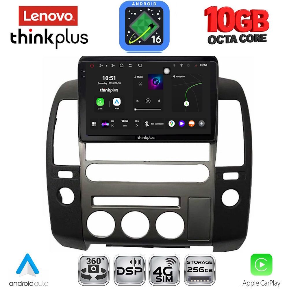 LTM11454NAVI_16 LENOVO LTM 11454_CPA (ORIG.NAVI) (9inc) MULTIMEDIA TABLET for NISSAN NAVARA D40 mod. 2006-2011 με Original Navi - Image 1