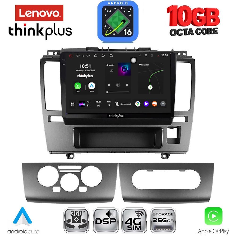 LTM11465_16 LENOVO LTM 11465A_CPA (9inc) MULTIMEDIA TABLET for NISSAN TIDA mod. 2004-2012 - Image 1
