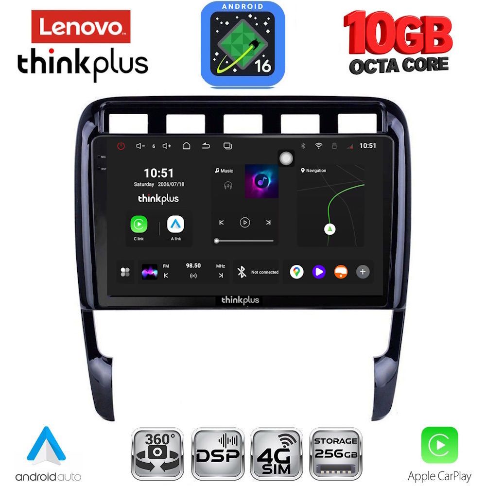 LTM11535_16 LENOVO LTM 11535_CPA (9inc) MULTIMEDIA TABLET for PORSCHE CAYENNE mod. 2002-2011 - Image 1