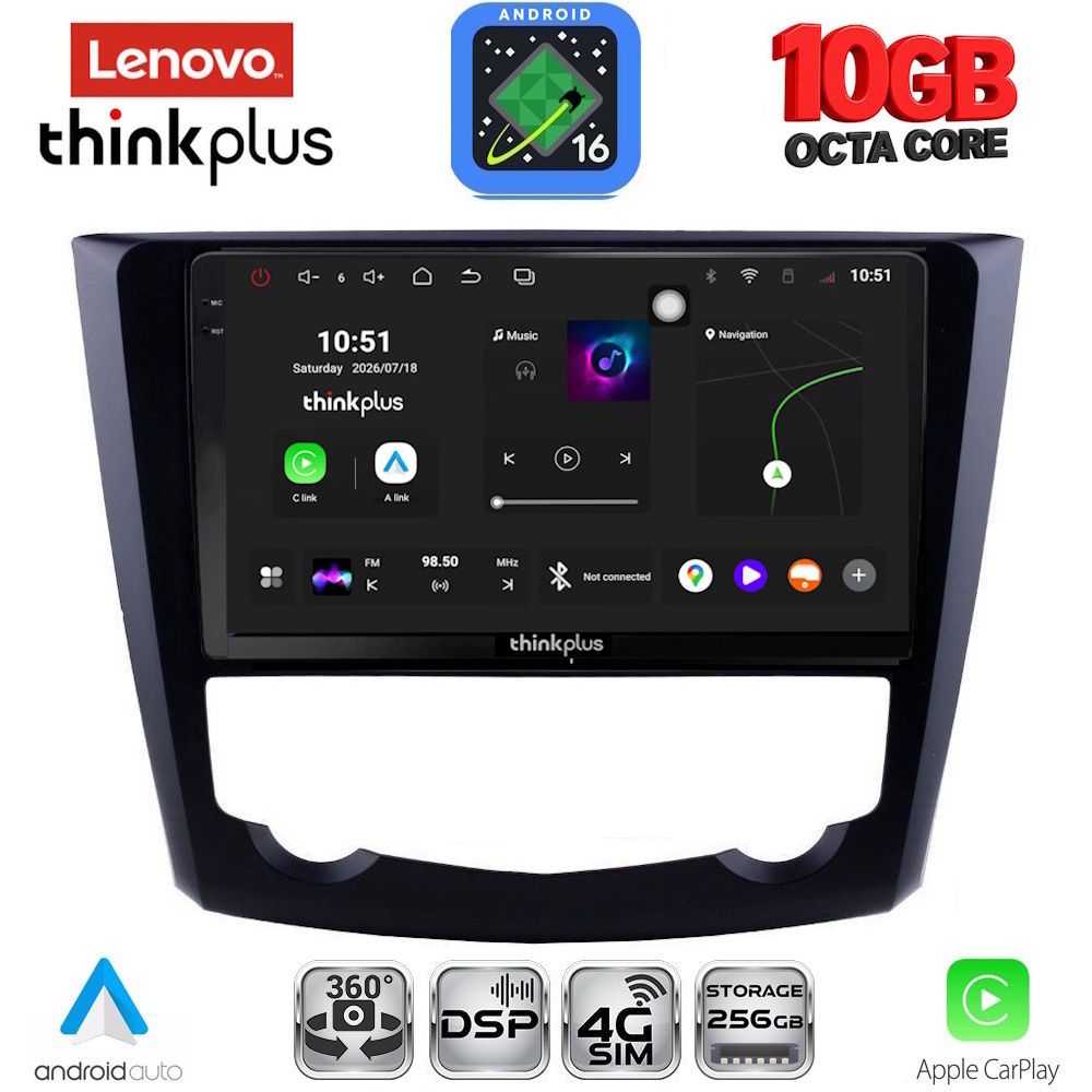 LTM11549_16 LENOVO LTM 11549_CPA (9inc) MULTIMEDIA TABLET for RENAULT KADJAR mod. 2015-2025 - Image 1