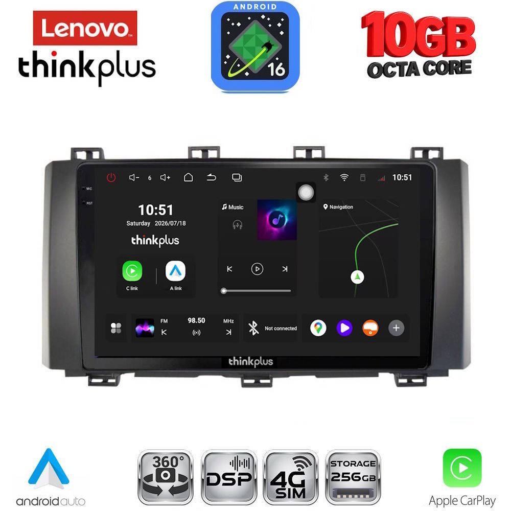 LTM11568_16 LENOVO LTM 11568_CPA (9inc) MULTIMEDIA TABLET for SEAT ATECA mod. 2017-2026 - Image 1