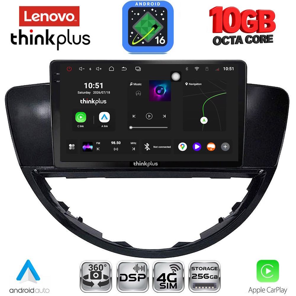 LTM11660_16 LENOVO LTM 11660_CPA (9inc) MULTIMEDIA TABLET for SUBARU TRIBECA mod. 2007-2014 - Image 1