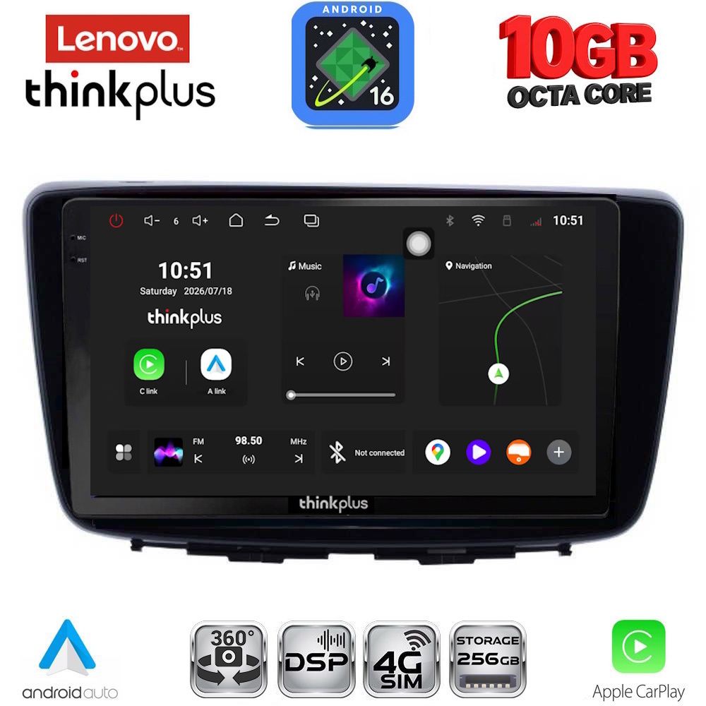 LTM11672_16 LENOVO LTM 11672_CPA (9inc) MULTIMEDIA TABLET for SUZUKI BALENO mod. 2016-2022 - Image 1