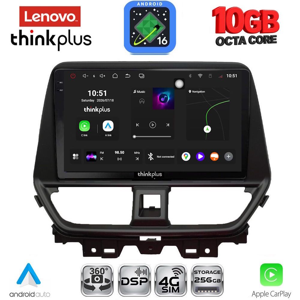 LTM11673_16 LENOVO LTM 11673_CPA (9inc) MULTIMEDIA TABLET for SUZUKI BALENO mod. 2022-2026 - Image 1