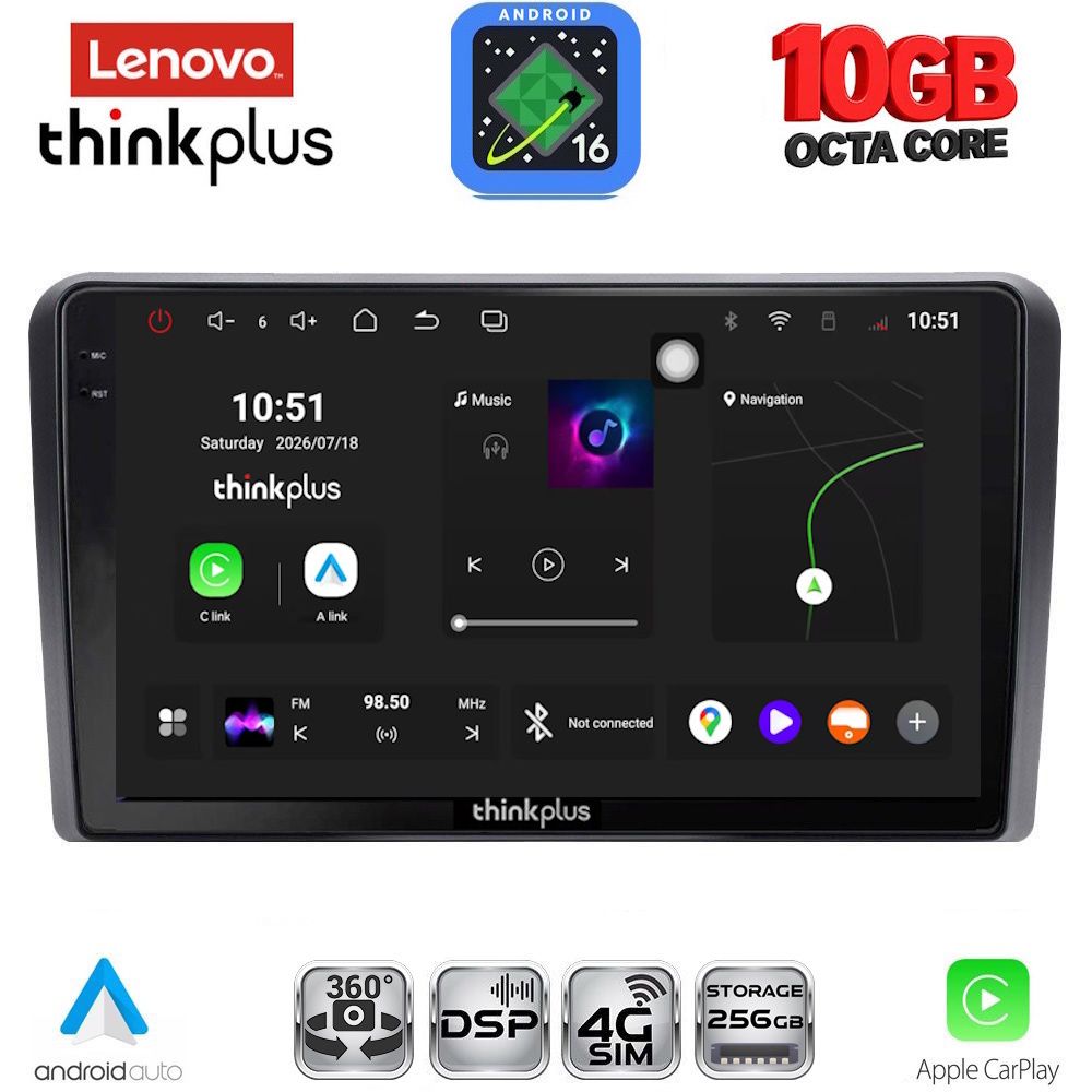 LTM11695_16 LENOVO LTM 11695_CPA (9inc) MULTIMEDIA TABLET for SUZUKI VITARA mod. 2000-2005 - Image 1