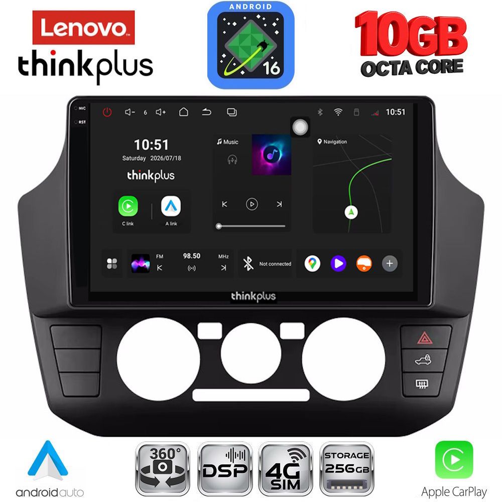 LTM11774_16 LENOVO LTM 11774_CPA (9inc) MULTIMEDIA TABLET for SEAT MII – SKODA CITIGO – VW UP mod. 2017-2023 - Image 1
