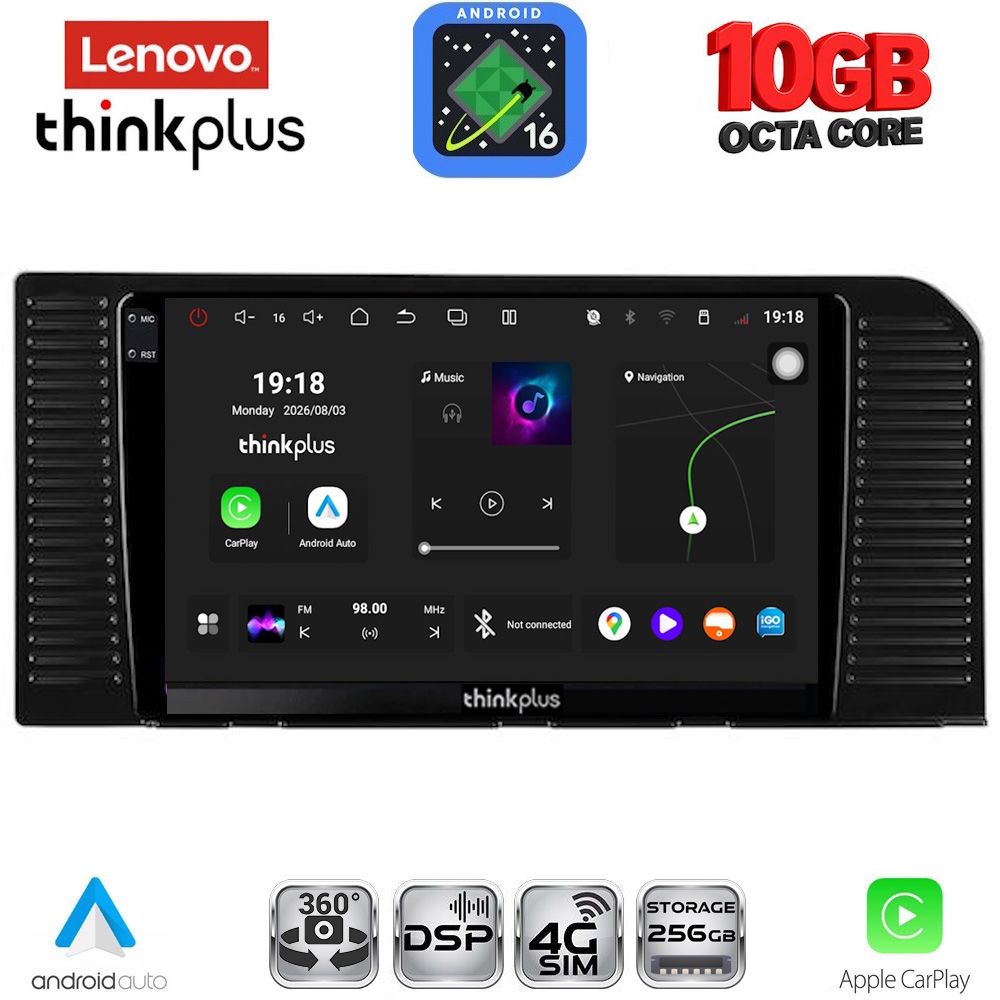 LTM11776_16 LENOVO LTM 11776_CPA (10inc) MULTIMEDIA TABLET for TOYOTA PRADO mod. 2023+ - Image 1