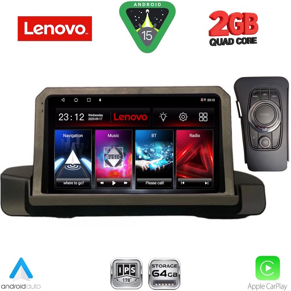 LVD2044_15 LENOVO LVD 2044_CPA (9inc) MULTIMEDIA TABLET for BMW S.3 (E90-91-92) mod. 2005-2012 - Image 1