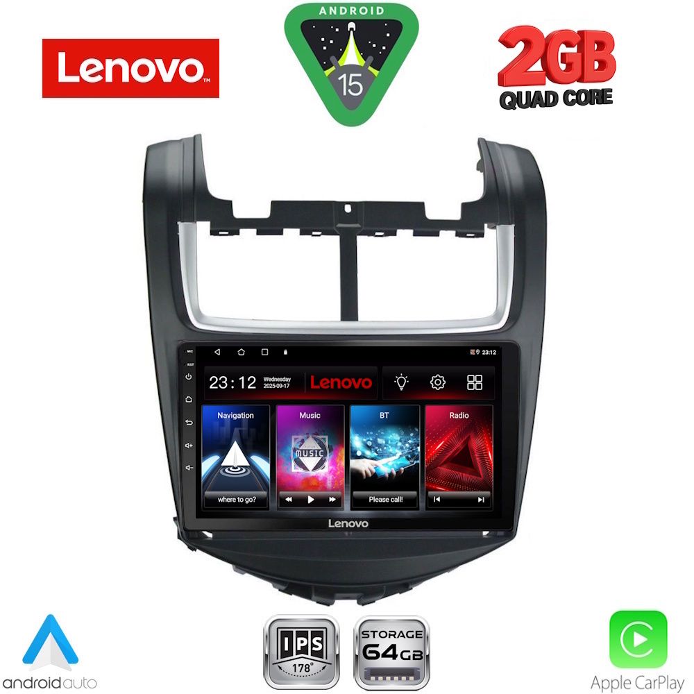 LVD2075_15 LENOVO LVD 2074B_CPA (9inc) MULTIMEDIA TABLET for CHEVROLET AVEO mod. 2014-2017 - Image 1