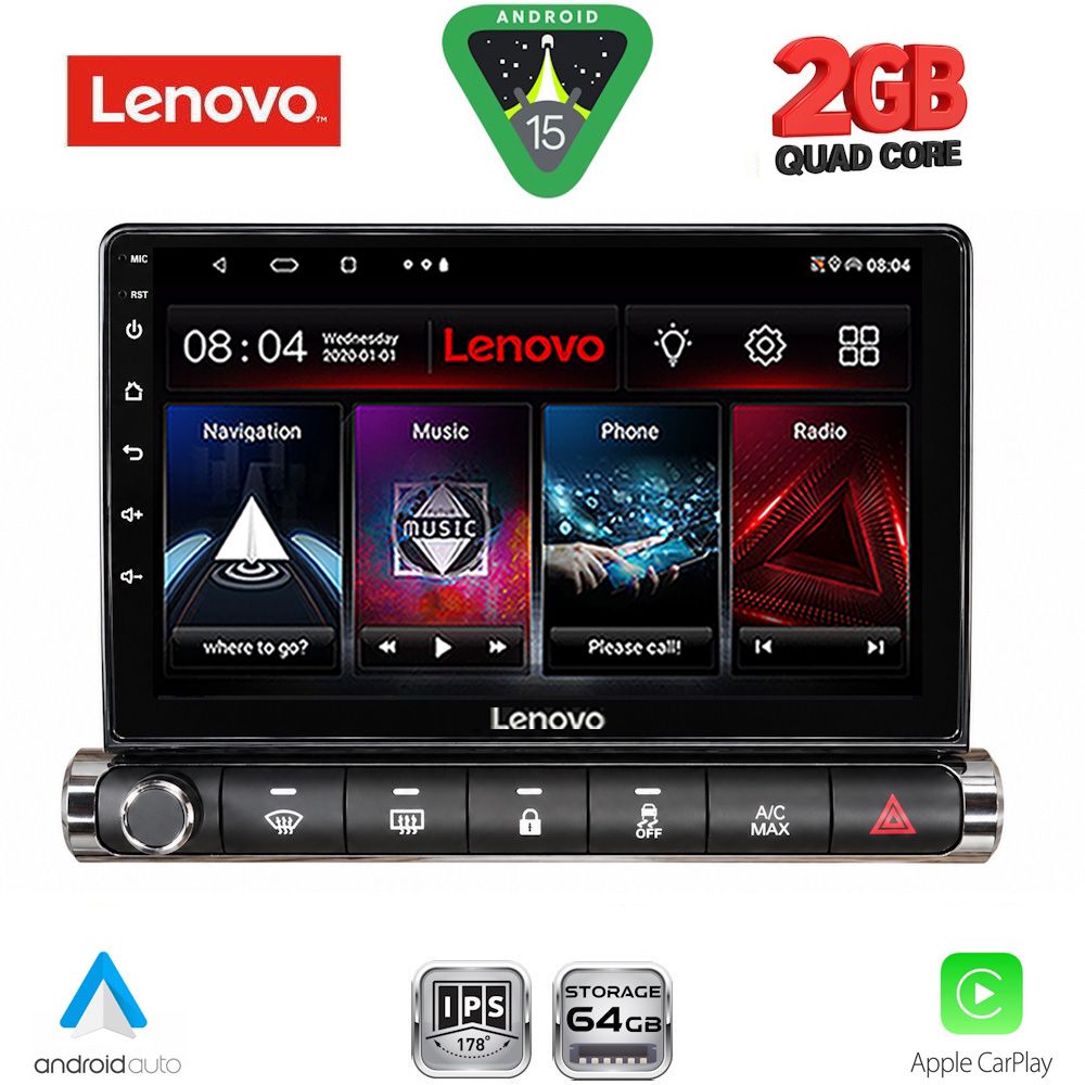 LVD2089H_15 LENOVO LVD 2089H_CPA (9inc) MULTIMEDIA TABLET for CITROEN C4 CACTUS mod. 2014-2021 High Version - Image 1