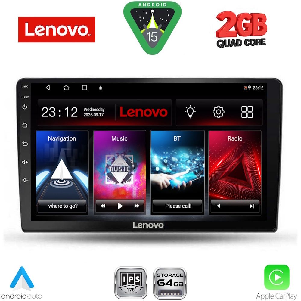 LVD2103B_15 LENOVO LVD 2105_CPA (9inc) MULTIMEDIA TABLET for DACIA DUSTER mod. 2024+ - Image 1