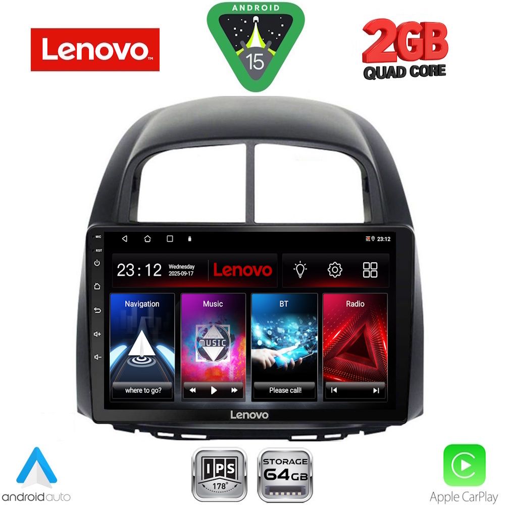 LVD2124_15 LENOVO LVD 2124_CPA (10inc) MULTIMEDIA TABLET for DAIHATSU SIRION mod. 2006-2012 - Image 1