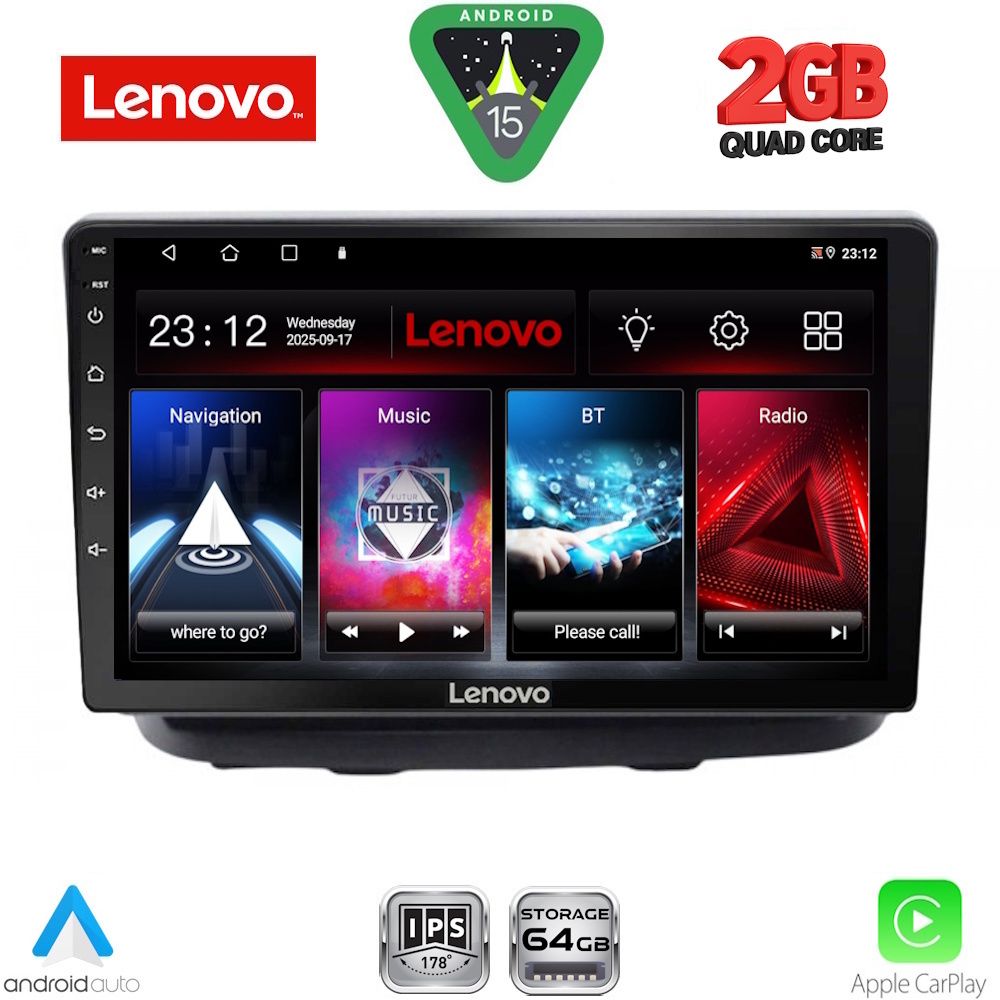 LVD2135_15 LENOVO LVD 2135_CPA (10inc) MULTIMEDIA TABLET for FIAT DOBLO mod. 2002-2009 - Image 1