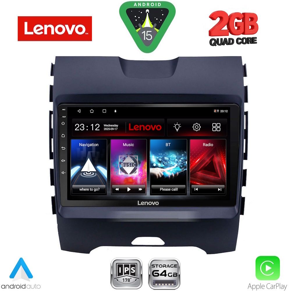 LVD2152_15 LENOVO LVD 2152_CPA (9inc) MULTIMEDIA TABLET for FORD EDGE mod. 2015-2023 - Image 1