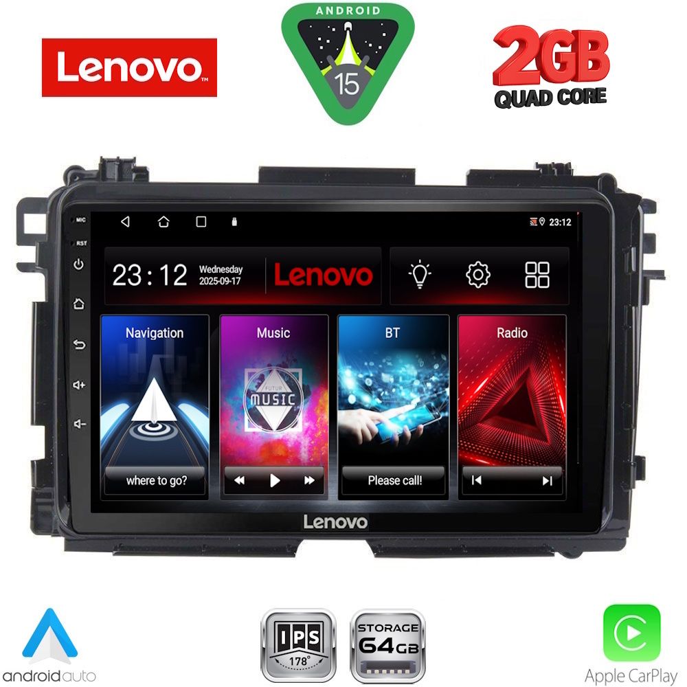 LVD2201_15 LENOVO LVD 2201_CPA (10inc) MULTIMEDIA TABLET for HONDA HRV mod. 2015-2021 - Image 1