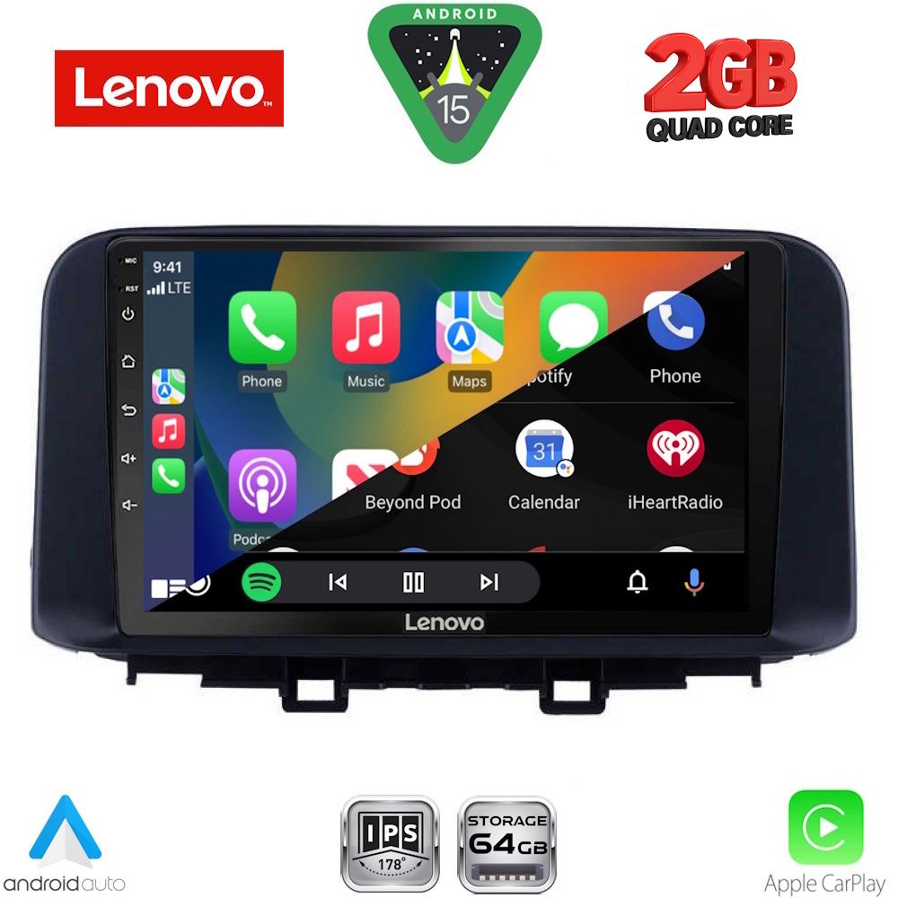 LVD2237_15_1 LENOVO LVD 2237_CPA (10inc) MULTIMEDIA TABLET for HYUNDAI KONA mod. 2017-2023 - Image 1