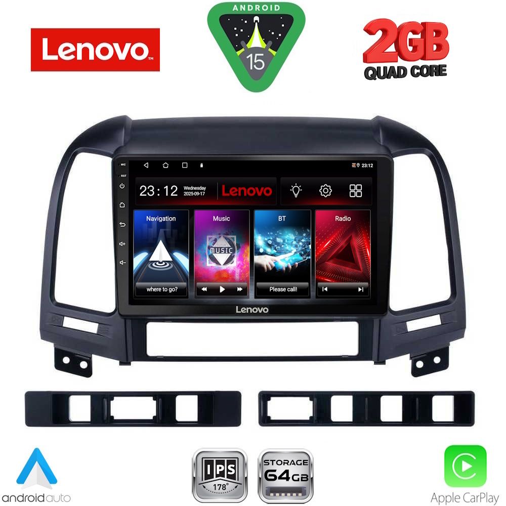 LVD2239_15 LENOVO LVD 2239_CPA (9inc) MULTIMEDIA TABLET for HYUNDAI SANTA FE mod. 2005-2013 - Image 1