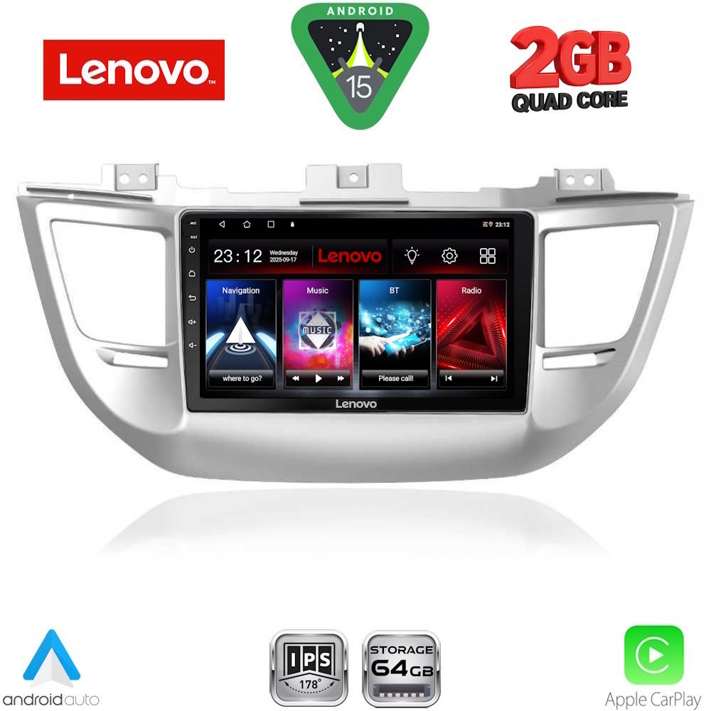 LVD2243_15 LENOVO LVD 2243_CPA (9inc) MULTIMEDIA TABLET for HYUNDAI TUCSON mod. 2015-2019 - Image 1
