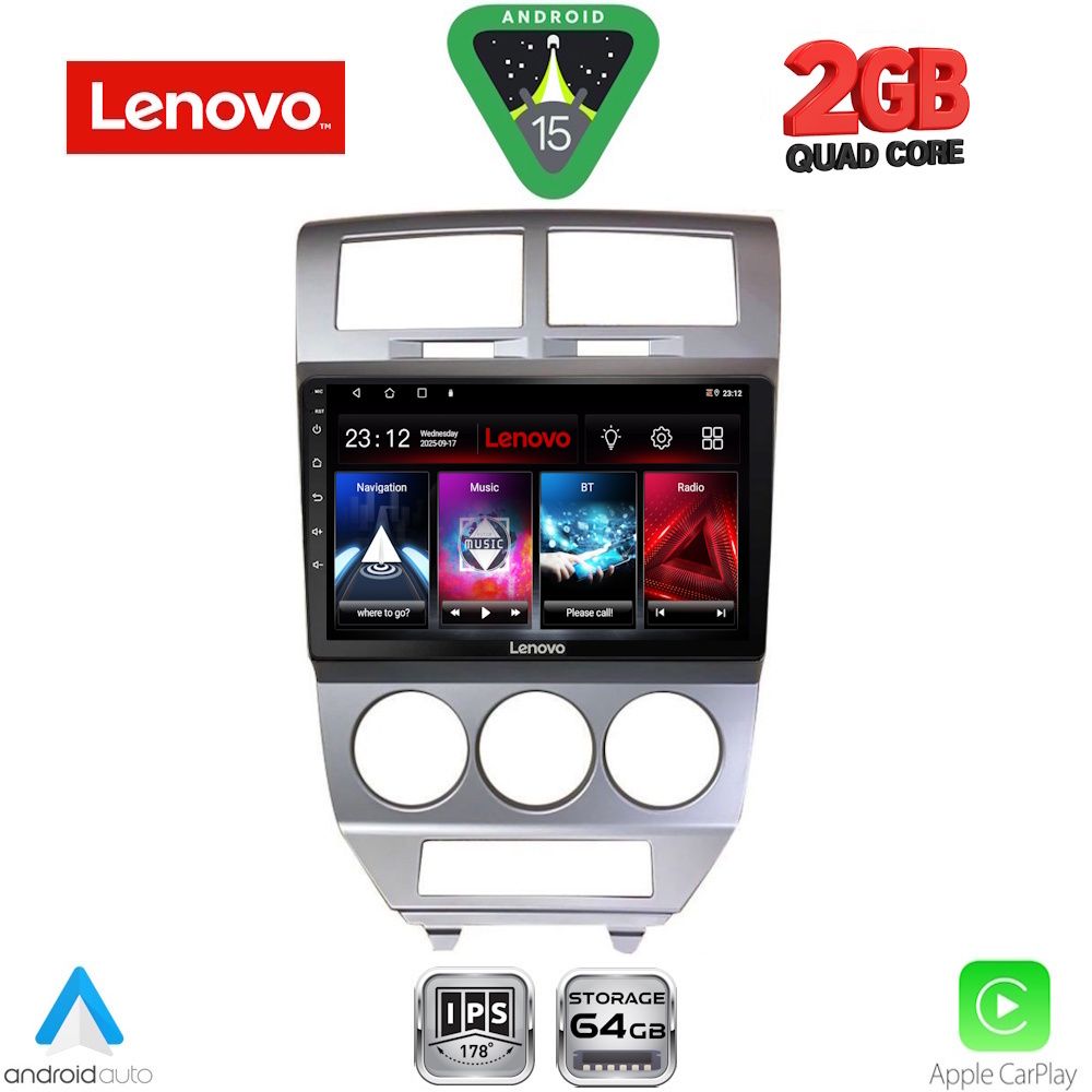 LVD2275_15 LENOVO LVD 2275_CPA (10inc) MULTIMEDIA TABLET for DODGE CALIBER mod. 2006-2012 - Image 1