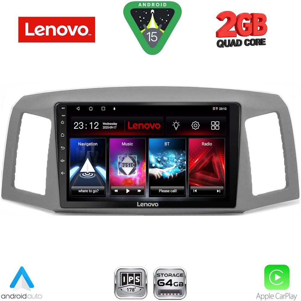 LVD2281_15 LENOVO LVD 2281_CPA (10inc) MULTIMEDIA TABLET for JEEP GRAND CHEROKEE mod. 2005-2007 - Image 1