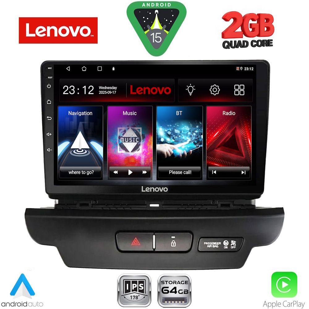 LVD2304_15 LENOVO LVD 2304_CPA (9inc) MULTIMEDIA TABLET for KIA CEED - XCEED mod. 2018-2022 - Image 1