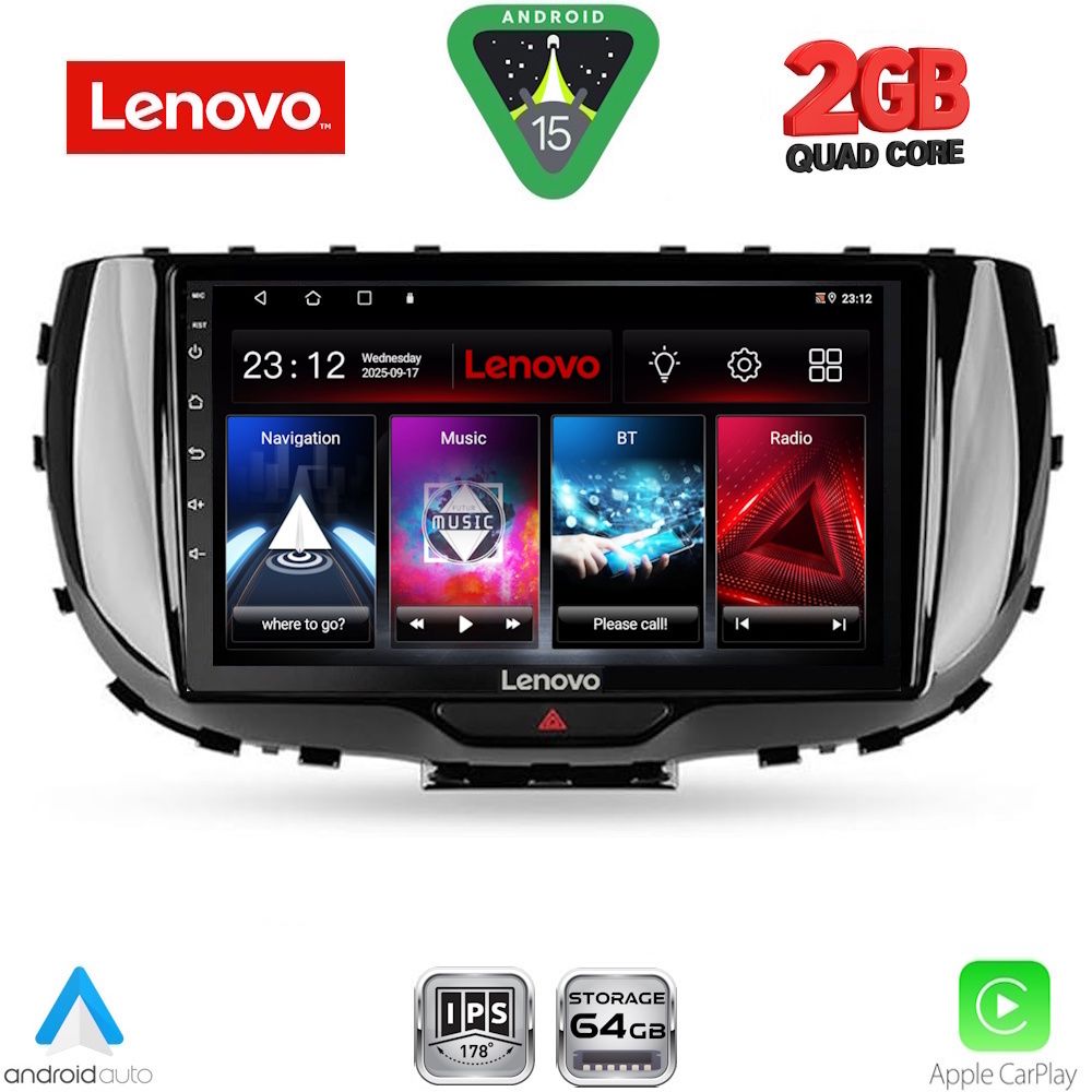LVD2322_15 LENOVO LVD 2322_CPA (9inc) MULTIMEDIA TABLET for KIA SOUL mod. 2019+ - Image 1