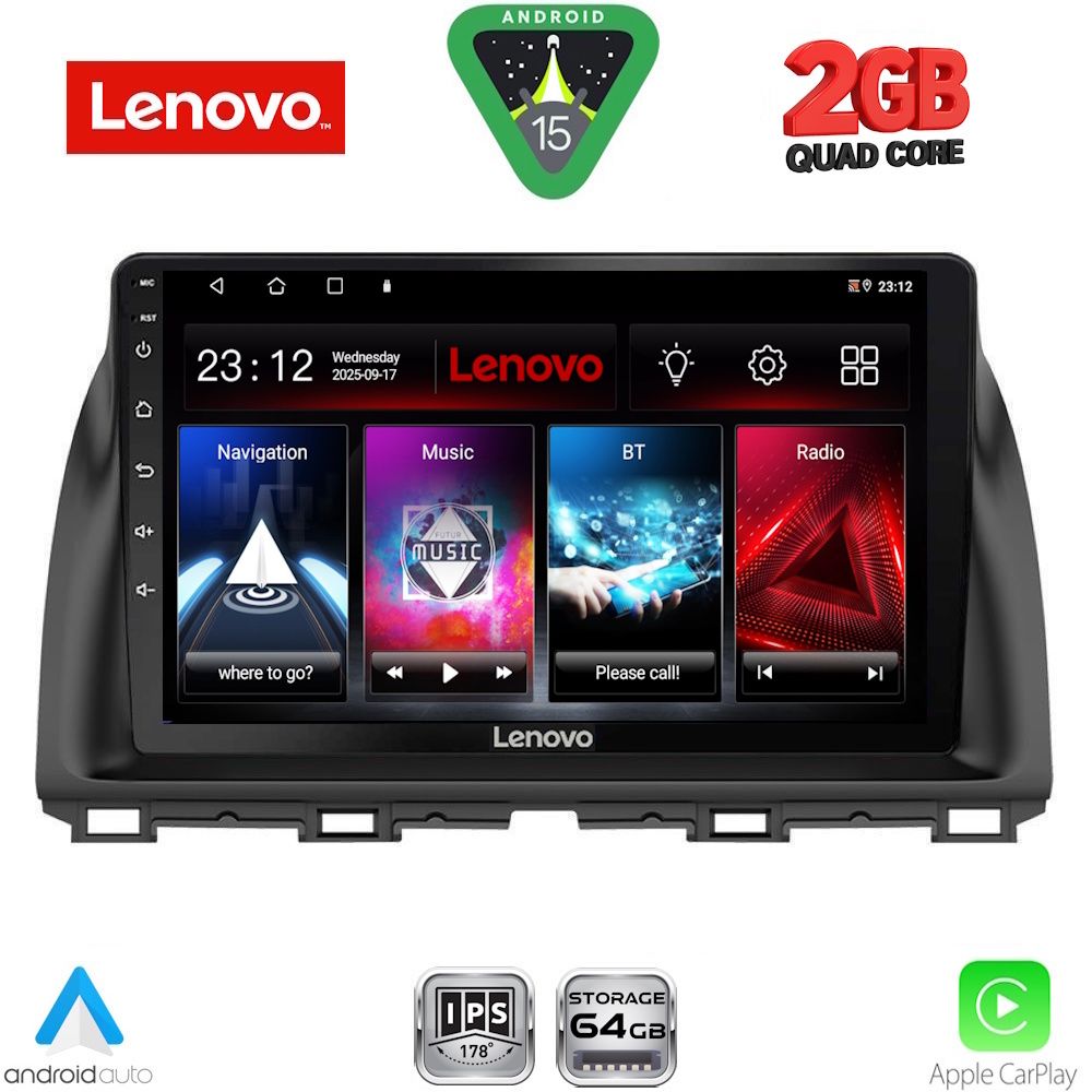 LVD2380_15 LENOVO LVD 2380_CPA (10inc) MULTIMEDIA TABLET for MAZDA CX5 mod. 2013-2017 - Image 1
