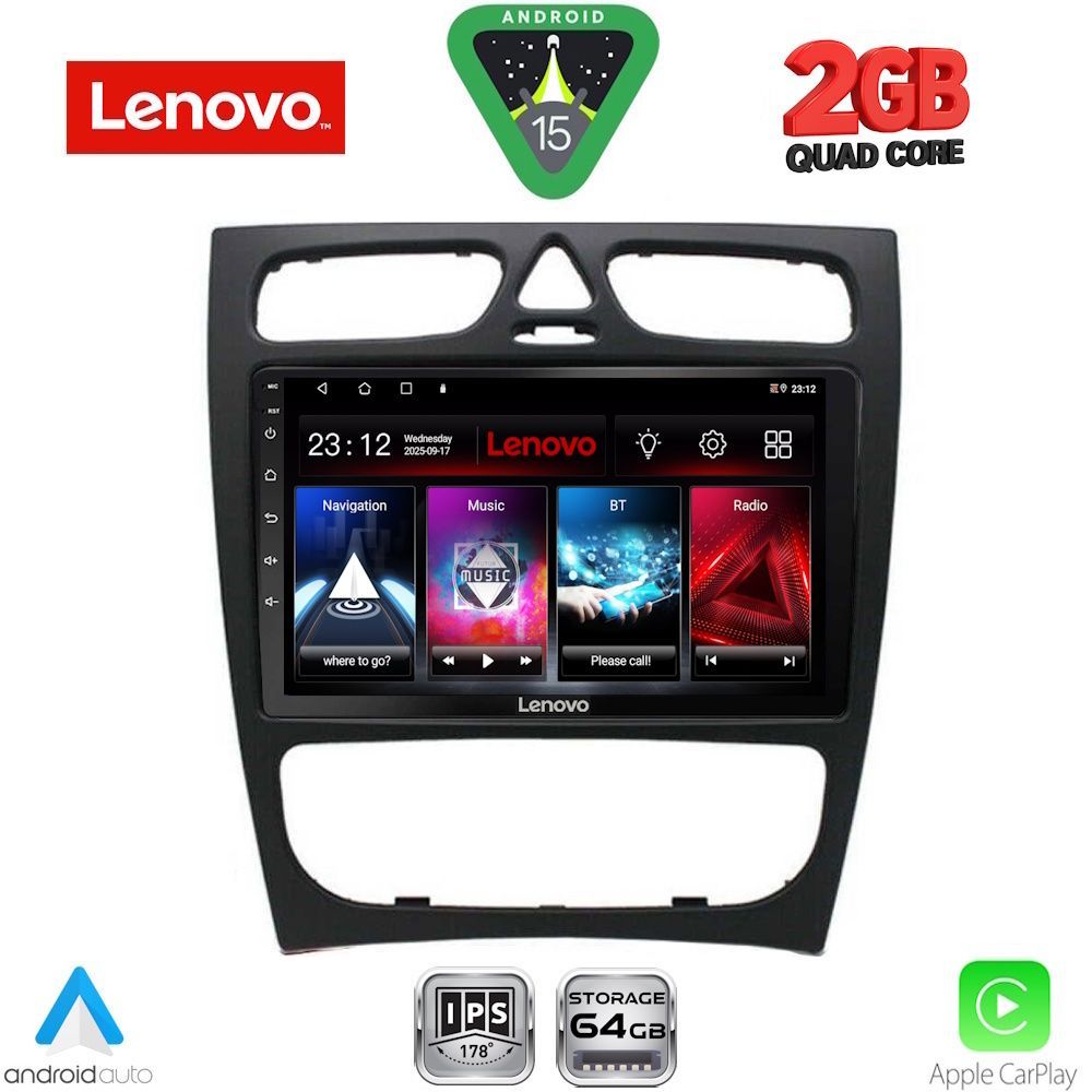LVD2402_15 LENOVO LVD 2402_CPA (9inc) MULTIMEDIA TABLET for MERCEDES C (W203) mod. 1999-2004 - Image 1